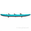 Kayak gonflable PVC Custom gonflable drop stitch kayak drop stitch kayak 3 personne